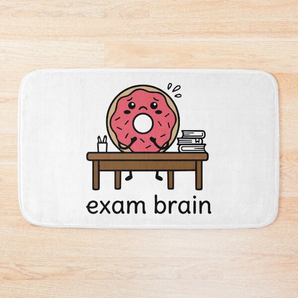 Item preview, Exam Brain Kawaii Donut designed and sold by GinColorist.