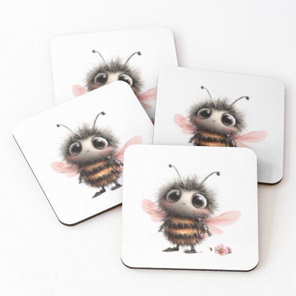 Item preview, Adorable Furry Bee with Flower designed and sold by vanndhi.