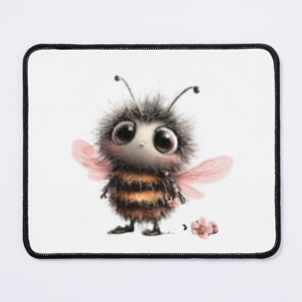 Item preview, Adorable Furry Bee with Flower designed and sold by vanndhi.