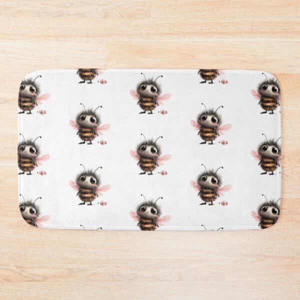 Item preview, Adorable Furry Bee with Flower designed and sold by vanndhi.