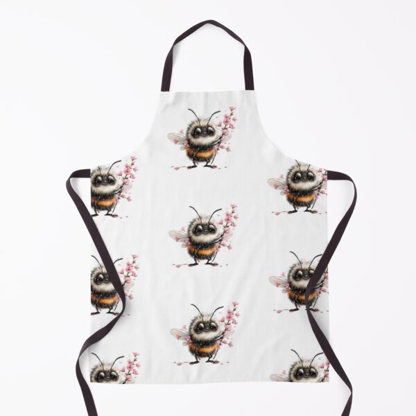 Item preview, Adorable Bee Holding Blossoms designed and sold by vanndhi.