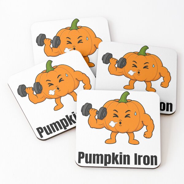 Item preview, Pumpkin Iron at the gym - Funny Halloween T-shirt Gym Humour  designed and sold by Nyxtron.