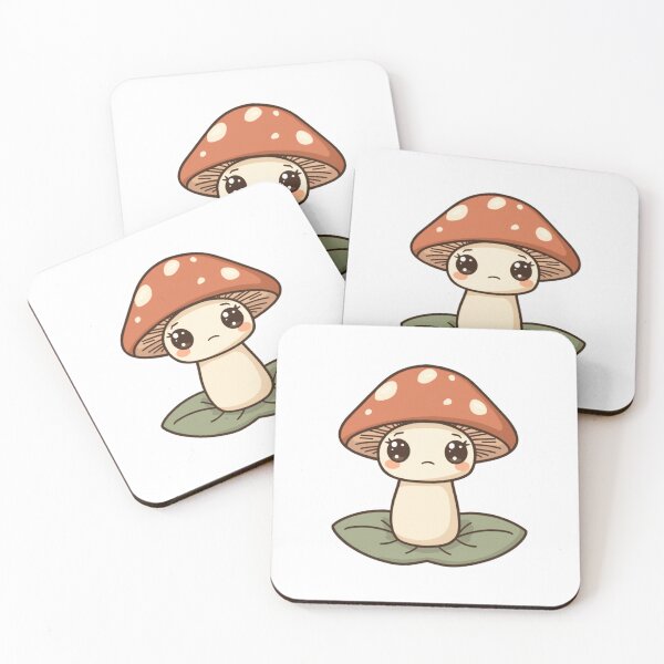 Item preview, Sad Mushroom Cottagecore Sticker | Cute Forest Aesthetic designed and sold by abi-not-abby.