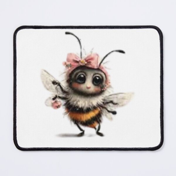 Item preview, Adorable Bee with Pink Bow designed and sold by vanndhi.