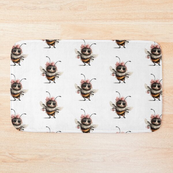 Item preview, Adorable Bee with Pink Bow designed and sold by vanndhi.