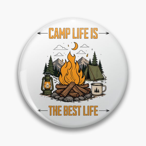 Item preview, Camp Life Is The Best Life Camping Adventure designed and sold by Vision Crafted.