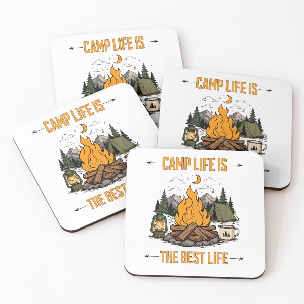 Item preview, Camp Life Is The Best Life Camping Adventure designed and sold by Vision Crafted.