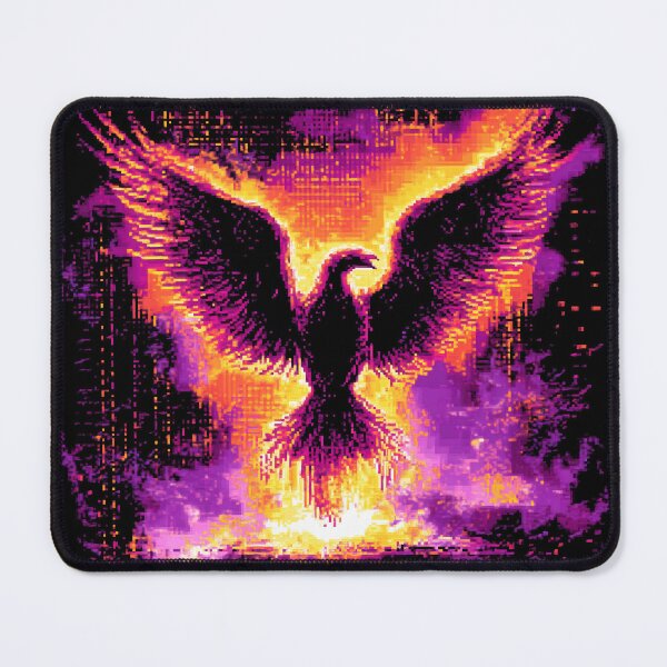 Item preview, Neon Phoenix Rising From the Flames designed and sold by ClubVacay.