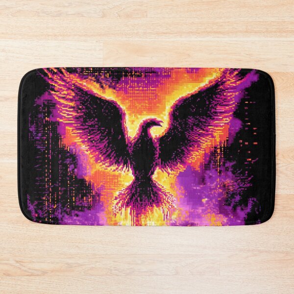 Item preview, Neon Phoenix Rising From the Flames designed and sold by ClubVacay.