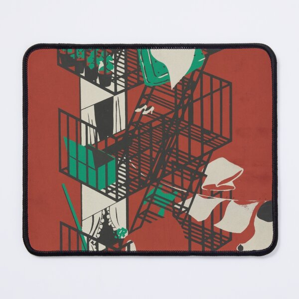 Item preview, RED FLIGHT OF STAIRS designed and sold by THE GOOD FIND.
