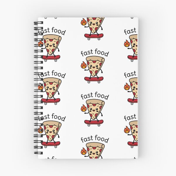 Item preview, Fast Food Kawaii Pizza Skater designed and sold by GinColorist.