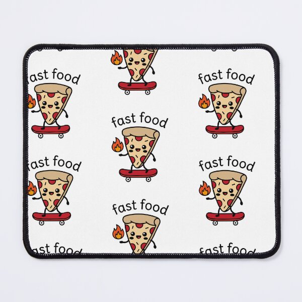 Item preview, Fast Food Kawaii Pizza Skater designed and sold by GinColorist.