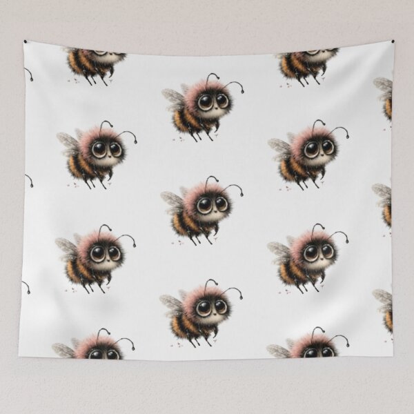 Item preview, Cute Animated Fuzzy Bee designed and sold by vanndhi.