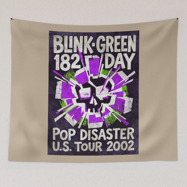Item preview, Pop Punk Skull Tour Poster – Distressed 2000s Punk Rock Art designed and sold by vaerk.