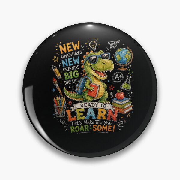 Item preview, Back to School Dinosaur Shirt Cool T-Rex Ready to Learn designed and sold by HolidayMoods.