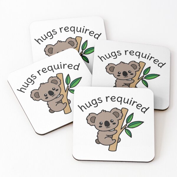 Item preview, Hugs Required Kawaii Koala designed and sold by GinColorist.