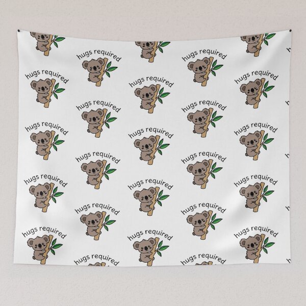 Item preview, Hugs Required Kawaii Koala designed and sold by GinColorist.