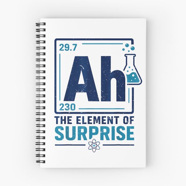 Item preview, Ah The Element Of Surprise Funny Chemistry Periodic Table designed and sold by Rahamkshop.