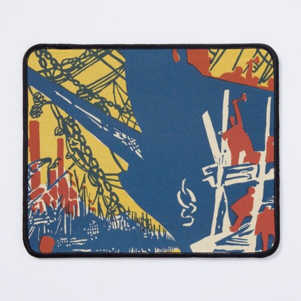 Item preview, BLUE & YELLOW SHIPS designed and sold by THE GOOD FIND.