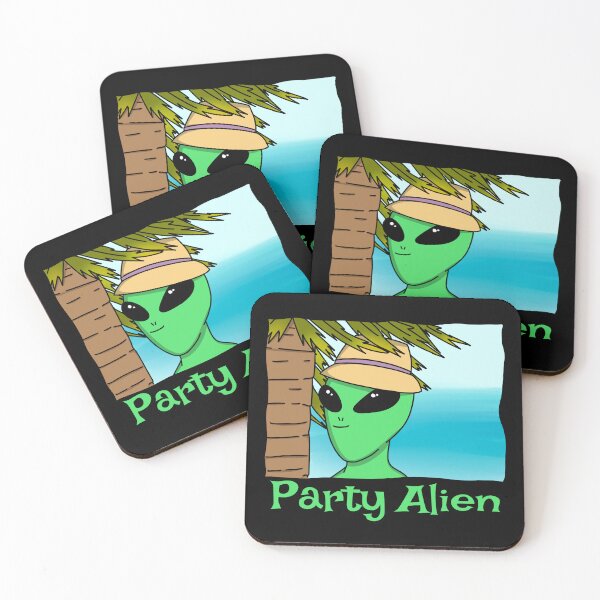 Item preview, Party Alien Comes in Peace designed and sold by Grateful-Fool.
