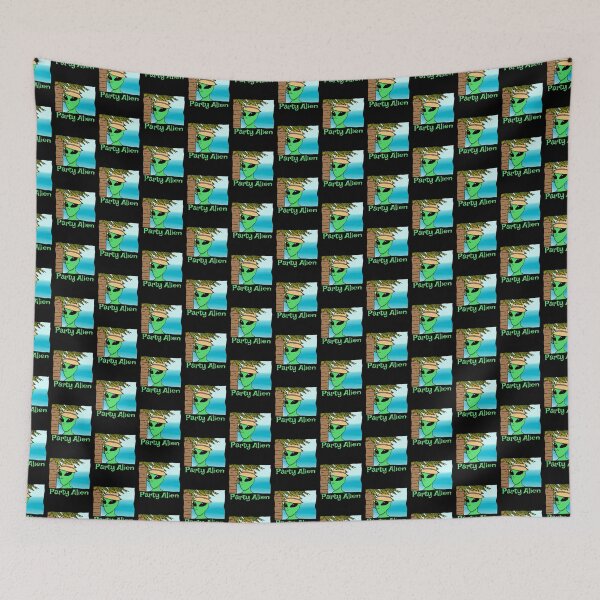 Item preview, Party Alien Comes in Peace designed and sold by Grateful-Fool.