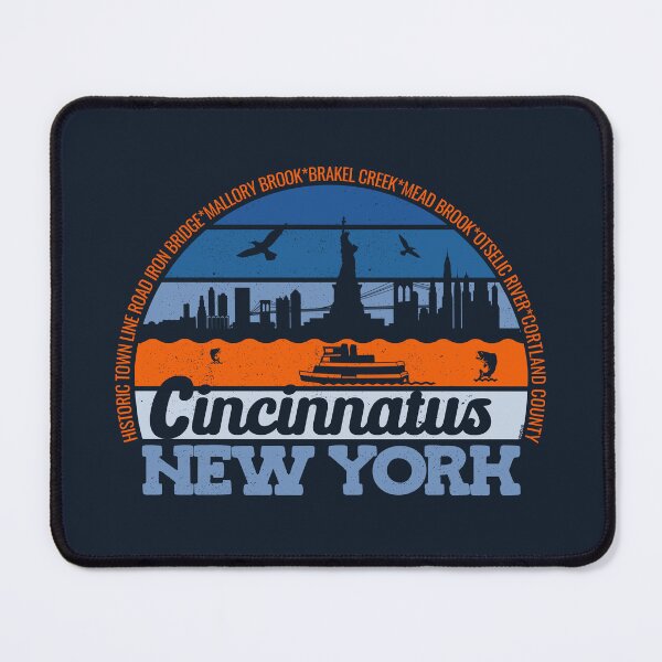 Item preview, Cincinnatus New York Sunset Retro Vintage Local Pride Logo designed and sold by CRHPOD20.
