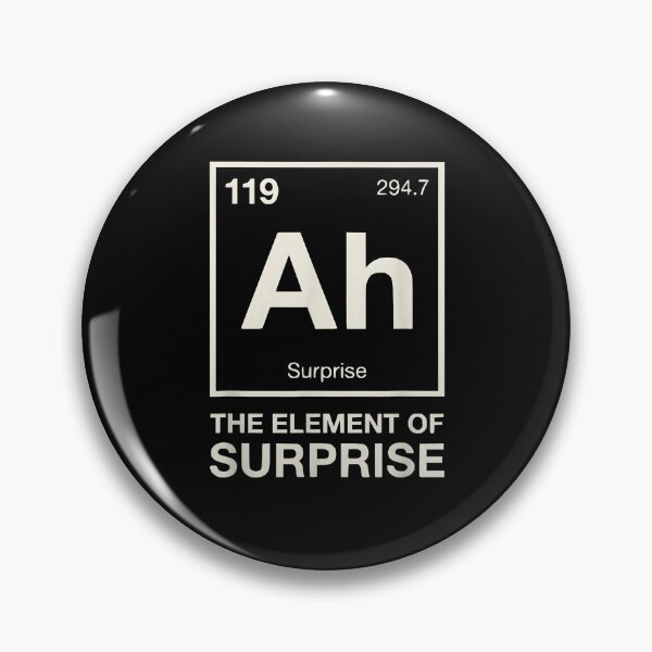 Item preview, Ah The Element Of Surprise Funny Chemistry Periodic Table designed and sold by Rahamkshop.