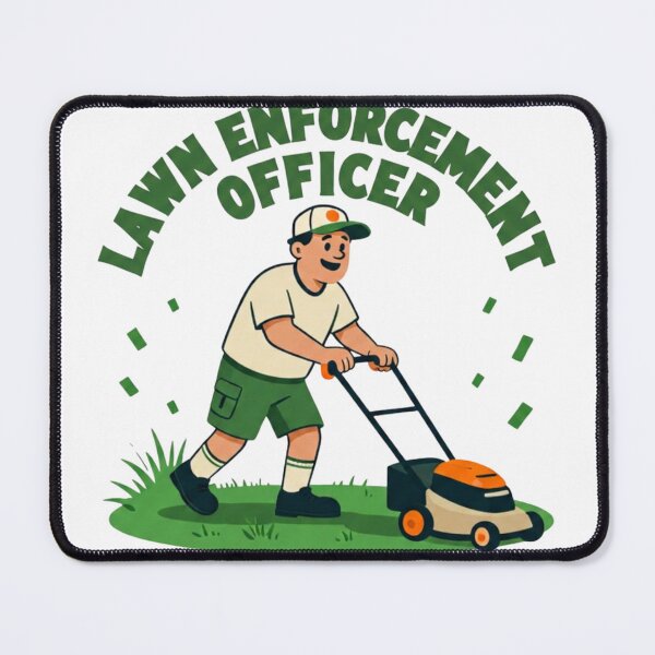 Item preview, Lawn Enforcement Officer - Push Lawn Mower designed and sold by SonaGear.