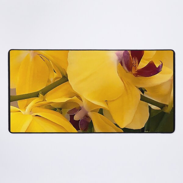 Item preview, Lemon-Yellow Orchids Exquisite Floral Close-Up designed and sold by DEC02.