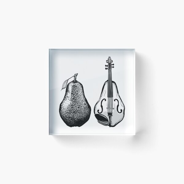Item preview, A Sliced Pear Violin designed and sold by amidst-no-whale.