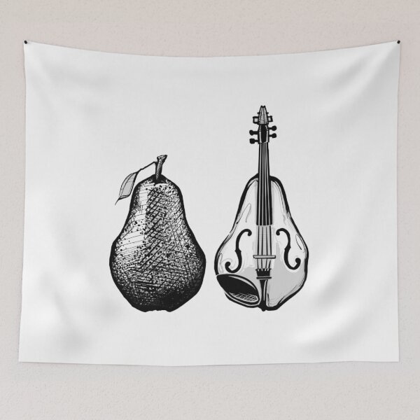 Item preview, A Sliced Pear Violin designed and sold by amidst-no-whale.