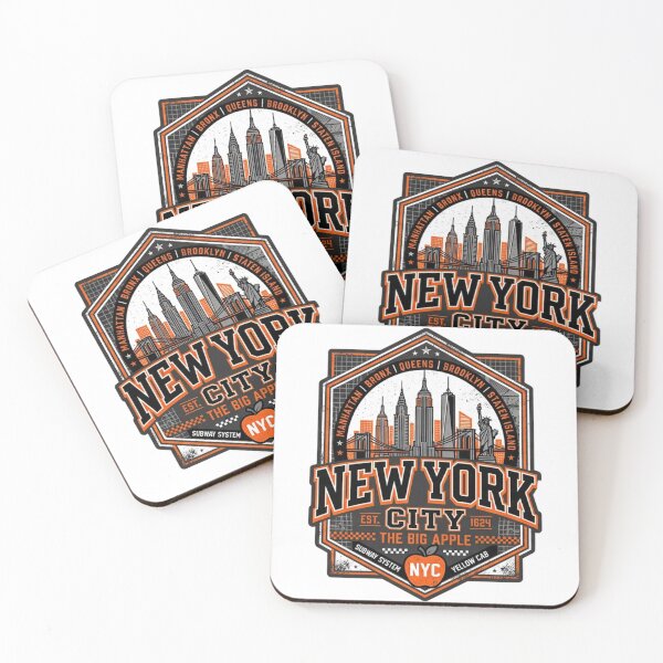Item preview, Vintage NYC Skyline Emblem T-Shirt Design designed and sold by To Ni.