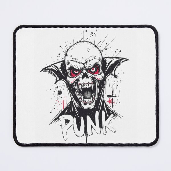 Item preview, Vampire Bat Skull Punk Typography Art designed and sold by ERODED SELF.