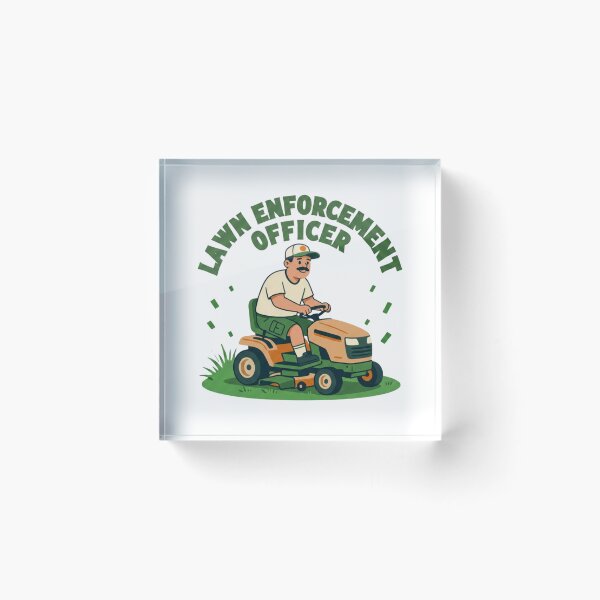 Item preview, Lawn Enforcement Officer - Ride On Lawn Mower designed and sold by SonaGear.