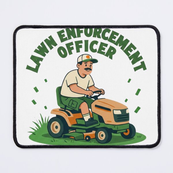 Item preview, Lawn Enforcement Officer - Ride On Lawn Mower designed and sold by SonaGear.