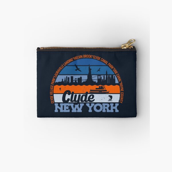 Item preview, Clyde New York Sunset Retro Vintage Local Pride Logo designed and sold by CRHPOD20.