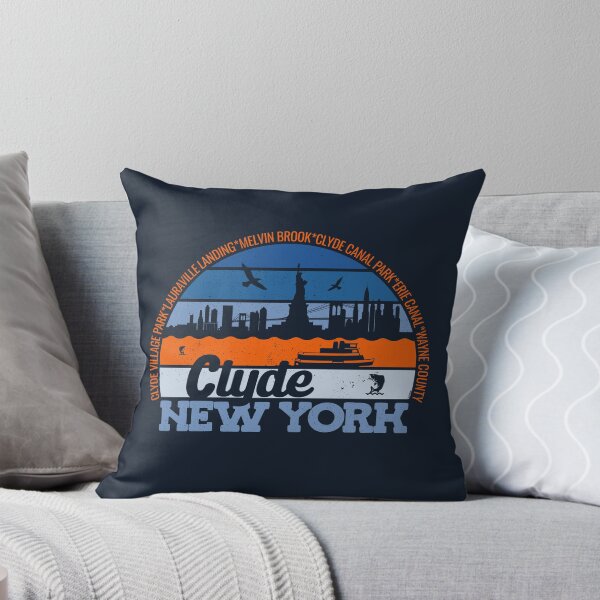Item preview, Clyde New York Sunset Retro Vintage Local Pride Logo designed and sold by CRHPOD20.