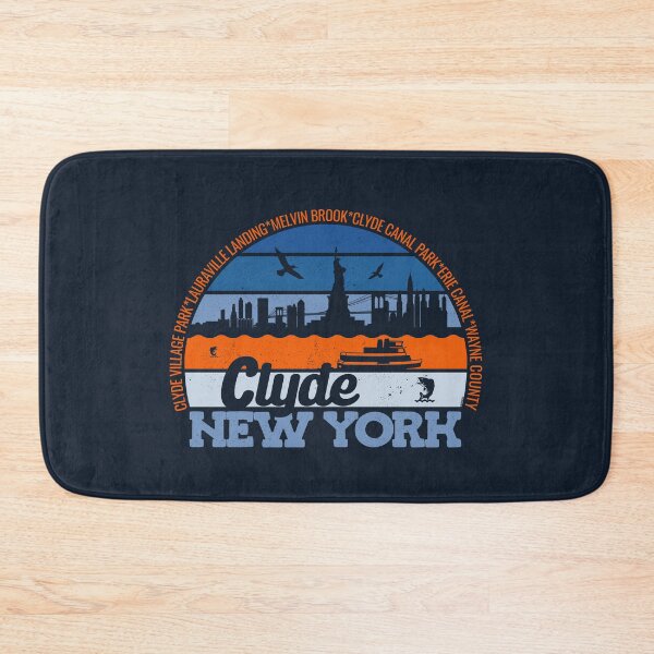 Item preview, Clyde New York Sunset Retro Vintage Local Pride Logo designed and sold by CRHPOD20.