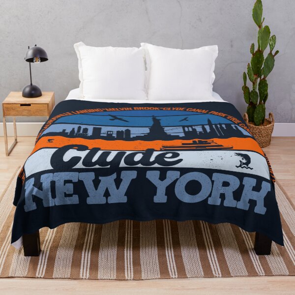 Item preview, Clyde New York Sunset Retro Vintage Local Pride Logo designed and sold by CRHPOD20.