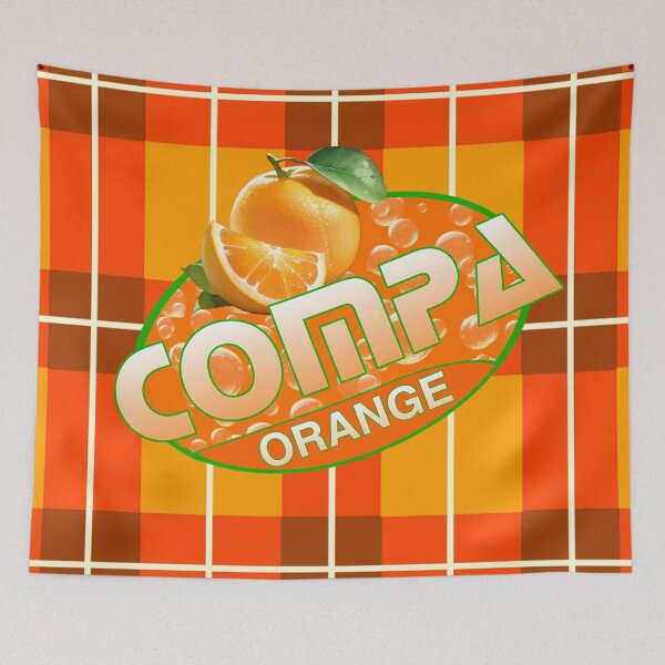Item preview, Compa (Orange)  designed and sold by Kitsune Merchant.
