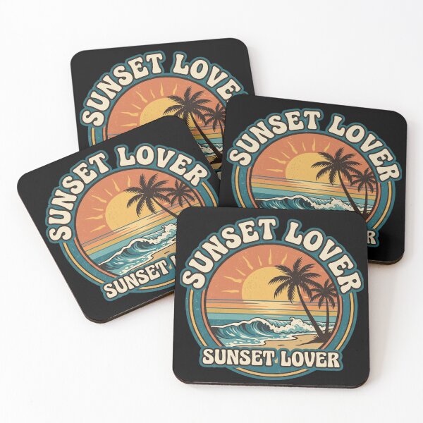 Item preview, Summer Vibes Retro Beach Sunset – Tropical Summer Vacation T-Shirt designed and sold by Elkholy arts shop.