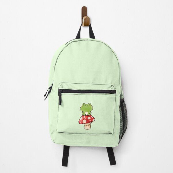 Item preview, Cute Frog Sitting On Mushroom Illustration designed and sold by jianina-alondra.