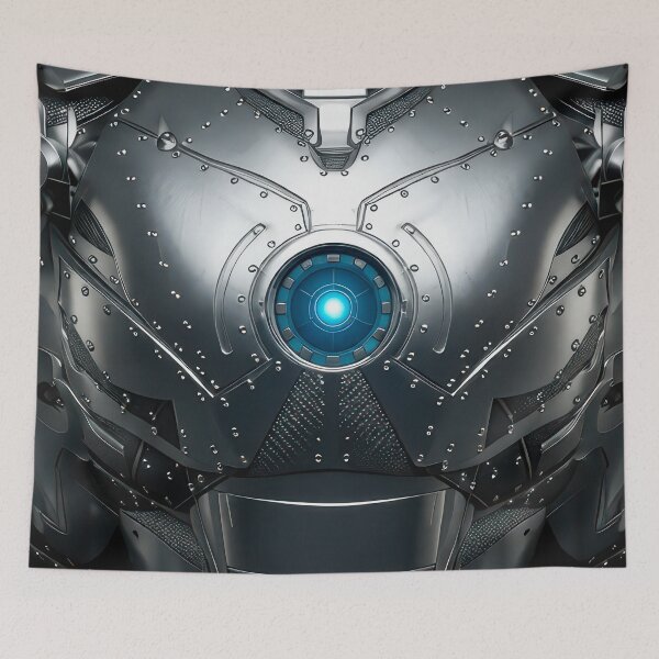 Item preview, Robotic Battle Suit - Polished Metal and Rivets designed and sold by keythxctrs.