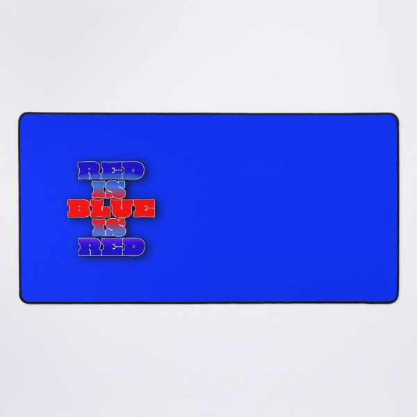 Item preview, Red Is Blue Is Red – Optical Illusion Typography Design designed and sold by Cabrasco.