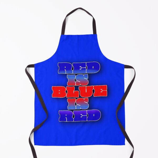 Item preview, Red Is Blue Is Red – Optical Illusion Typography Design designed and sold by Cabrasco.