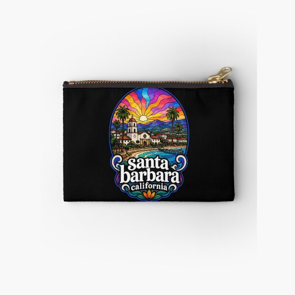 Item preview, Santa Barbara California Stained Glass Art Travel designed and sold by TomFrontierArt.