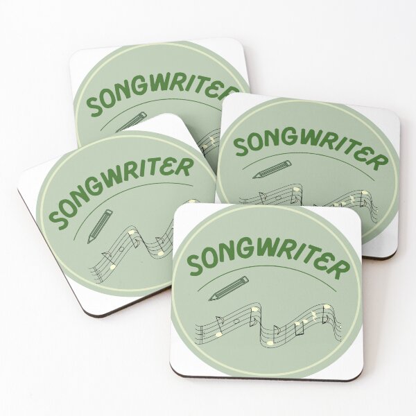 Item preview, Songwriter green button edition designed and sold by FmadeF.