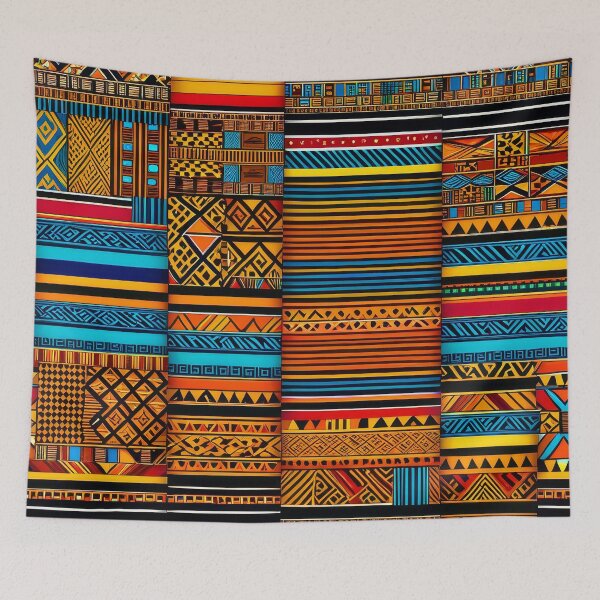 Item preview, Luxurious African-Style Vibrantly Colorful Cultural Design Pattern designed and sold by DEC02.