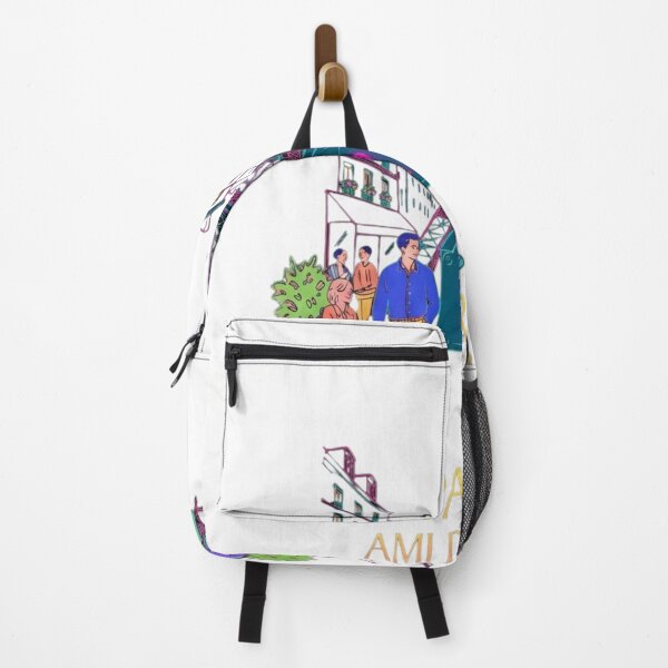 Item preview, Paris Ami de Cœur - Chic Eiffel Tower Cafe Illustration designed and sold by johnExpress02.