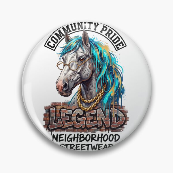 Item preview, Neighborhood Legend — Graffiti Style Horse Portrait Tee v1 designed and sold by CornishPixiPony.